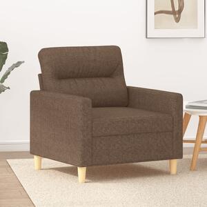 Barna szövet kanapéfotel 60 cm