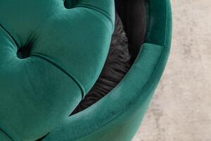Design puff Rococo 50 cm sötétzöld
