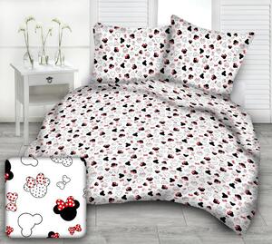 Gyermek ágynemű Mickey piros 135x100