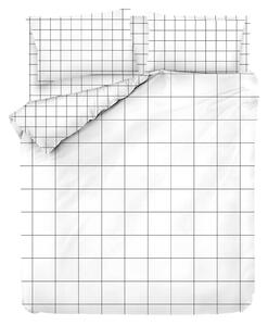 Ranforce Pamut Ágyneműhuzat, Grandes Fehér / Fekete, 200 x 220 cm