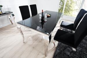 MODERN BAROCK fekete étkezőasztal 180 cm