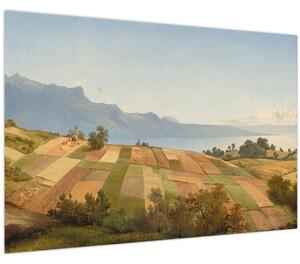 Kép - Alexandre Calame, Swiss Landscape, reprodukciók (90x60 cm)