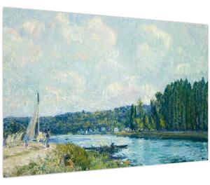 Kép - Alfred Sisley, The Banks of the Oise, reprodukciók (90x60 cm)