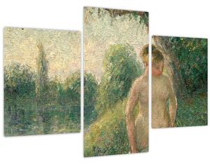 Kép - Camille Pissarro, The Bather, reprodukciók (90x60 cm)