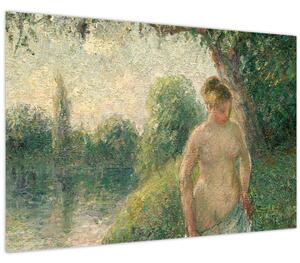 Kép - Camille Pissarro, The Bather, reprodukciók (90x60 cm)