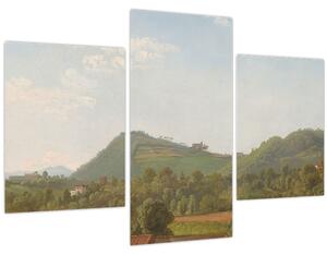 Kép - Simon Denis, View Near Naples, reprodukciók (90x60 cm)