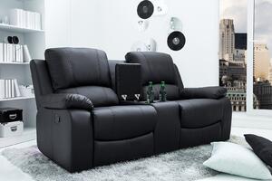 Relaxációs dupla fotel HOLLYWOOD - fekete