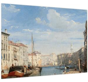 Kép - Richard Parkes Bonington, The Grand Canal, reprodukciók (70x50 cm)