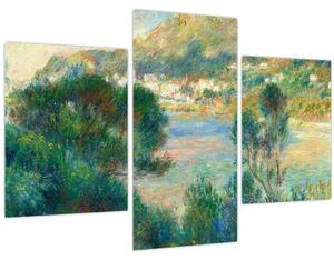 Kép - Auguste Renoir, View of Monte Carlo from Cap Martin, reprodukciók (90x60 cm)