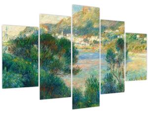 Kép - Auguste Renoir, View of Monte Carlo from Cap Martin, reprodukciók (150x105 cm)