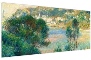 Kép - Auguste Renoir, View of Monte Carlo from Cap Martin, reprodukciók (120x50 cm)