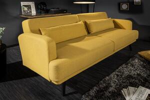Ágyazható kanapé Annika, 214 cm, mustár
