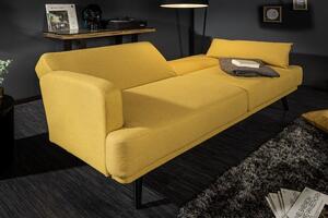 Ágyazható kanapé Annika, 214 cm, mustár