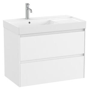 Fürdőszobaszekrény mosdóval Roca ONA 80x64,5x46 cm fehér mat ONA802ZBML