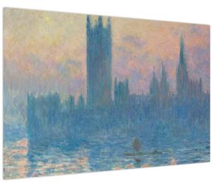 Kép - Claude Monet, The Houses of Parliament, Sunset, reprodukciók (90x60 cm)