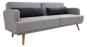 Ágyazható kanapé Annika, 214 cm, szürke