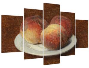 Kép - Henri Fantin-Latour, Three Peaches on a Plate, reprodukciók (150x105 cm)