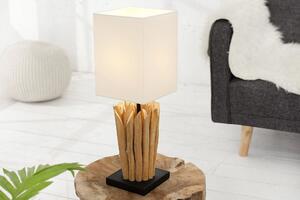 EUPHORIA fehér hordalékfa asztali lámpa