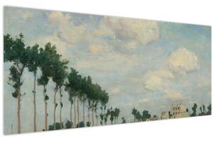 Kép - Johan Barthold Jongkind, The Towpath, reprodukciók (120x50 cm)