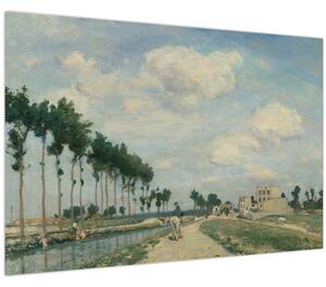 Kép - Johan Barthold Jongkind, The Towpath, reprodukciók (90x60 cm)