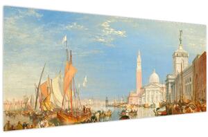Kép - Joseph Mallord William Turner, Venice the Dogana and San Giorgio Maggiore, reprodukciók (120x50 cm)