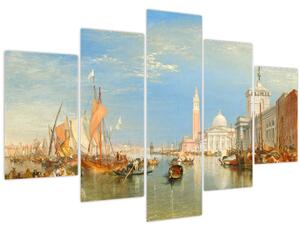 Kép - Joseph Mallord William Turner, Venice the Dogana and San Giorgio Maggiore, reprodukciók (150x105 cm)