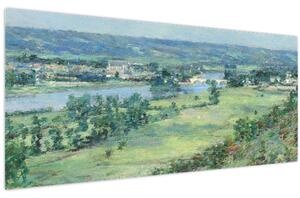 Kép - Theodore Robinson, The Valley of the Seine, From the Hills of Giverny, reprodukciók (120x50 cm)