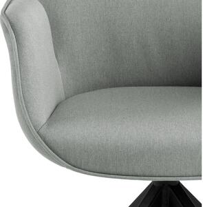 Stílusos szék Ariella világos szürke - natúr