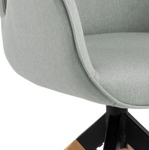 Stílusos szék Ariella világos szürke - natúr