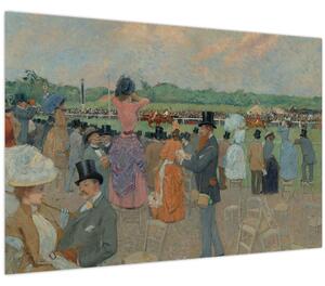 Kép - Jean-Louis Forain, The Races at Longchamp, reprodukciók (90x60 cm)