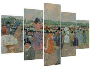 Kép - Jean-Louis Forain, The Races at Longchamp, reprodukciók (150x105 cm)