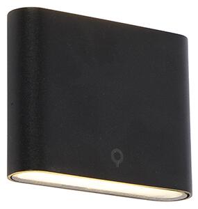 Modern kültéri fali lámpa fekete 11,5 cm IP65 LED-del - Batt
