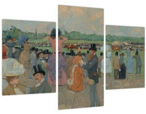 Kép - Jean-Louis Forain, The Races at Longchamp, reprodukciók (90x60 cm)