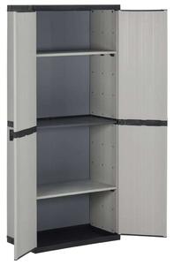 VidaXL Kert Tárolószekrény – 3 Polc – 168 cm