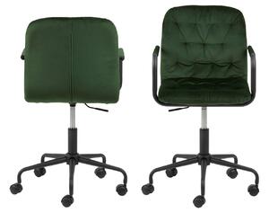 Stílusos irodai szék Zara zöld