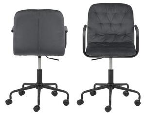 Stílusos irodai szék Zara sötétszürke