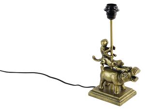 Vintage asztali lámpa sárgaréz - Flodhest Abe