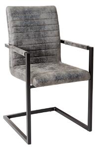 IMPERIAL vintage szürke fémvázas szék