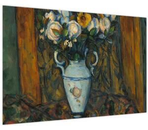 Kép - Paul Cézanne, Vase of Flowers, reprodukciók (90x60 cm)