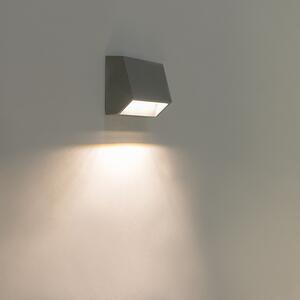 Modern kültéri fali lámpa sötét szürke, LED IP54 - Homokkő 1