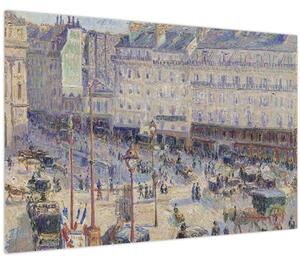 Kép - Camille Pissarro, The Place du Havre, reprodukciók (90x60 cm)