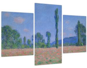 Kép - Claude Monet, Poppy Field (Giverny), reprodukciók (90x60 cm)