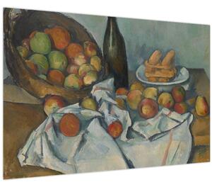 Kép - Paul Cezanne, The Basket of Apples, reprodukciók (90x60 cm)