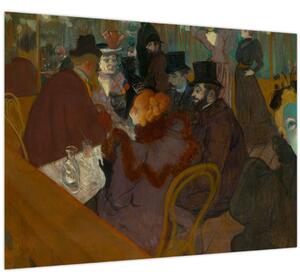 Kép - Henri de Toulouse-Lautrec, At the Moulin Rouge, reprodukciók (70x50 cm)