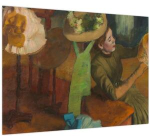 Kép - Edgar Degas, The Millinery Shop, reprodukciók (70x50 cm)