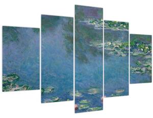 Kép - Claude Monet, Water Lilies, reprodukciók (150x105 cm)