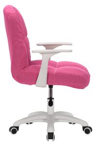 KONDELA Irodai szék, rózsaszín, TALBOT