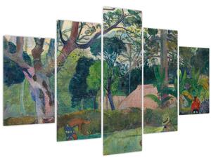 Kép - Paul Gauguin, Te raau rahi (The Big Tree), reprodukciók (150x105 cm)