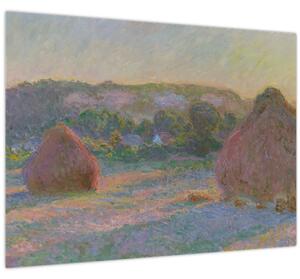 Kép - Claude Monet, Stacks of Wheat (End of Summer) , reprodukciók (70x50 cm)