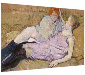 Kép - Henri de Toulouse-Lautrec, The Sofa, reprodukciók (90x60 cm)